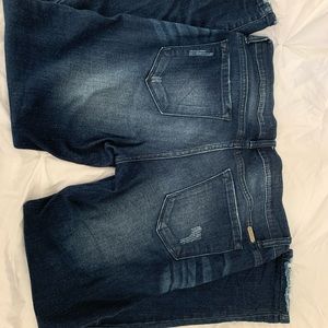 Dark Wash Kancan Moto Jeans